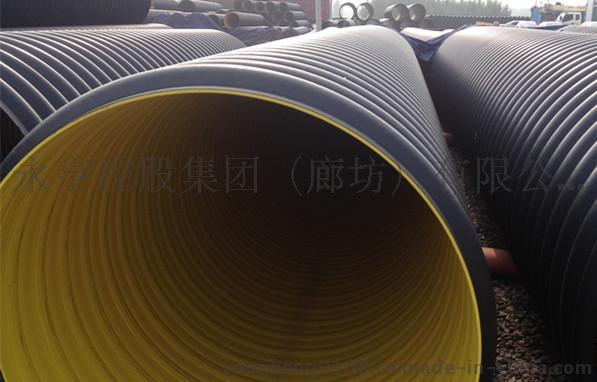 dn300sn10国标HDPE钢带增强螺旋波纹管